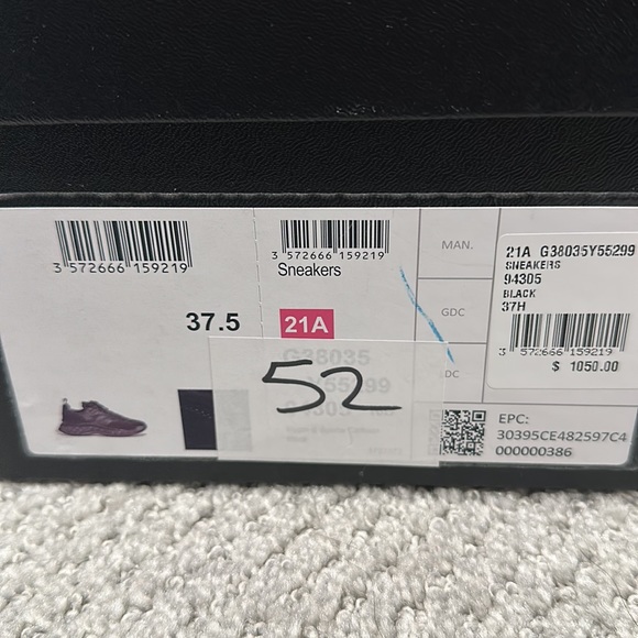 Chanel Sneakers Black 37.5 - Picture 7 of 10